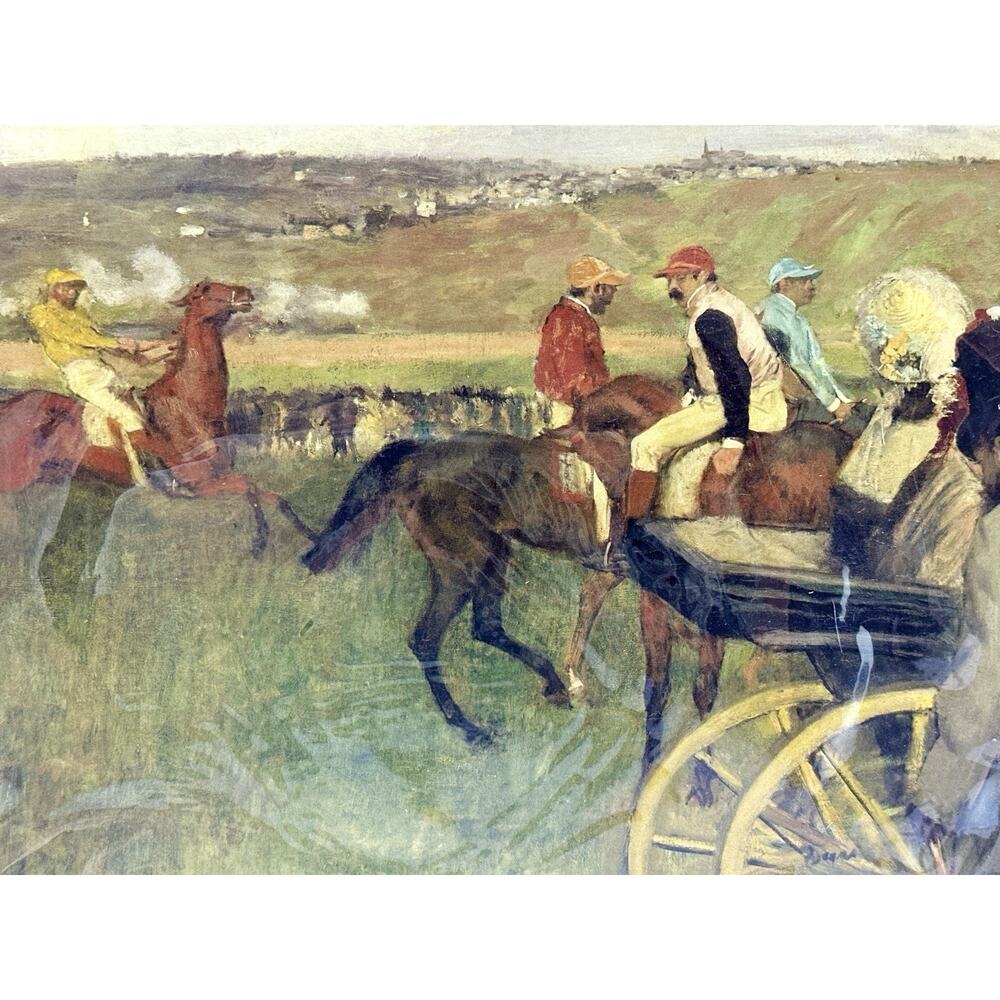 Degas Racetrack Print Matted Birth of Impressionism Musee d’Orsay Horse Art - Picture 4 of 8